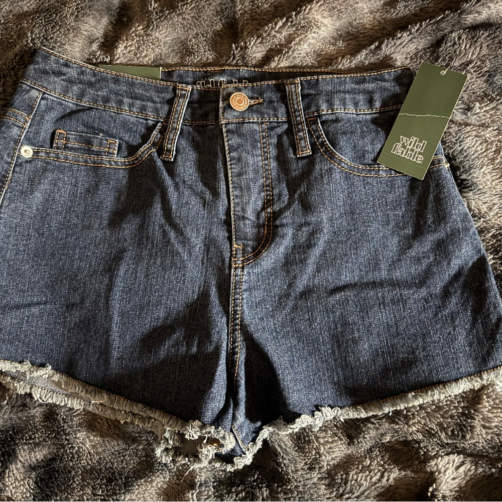 Wild Fable Jean Shorts - Dark Blue